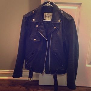 Vintage Berman’s Leather Jacket 100% real leather